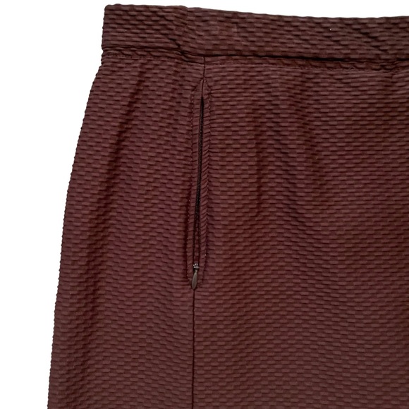 Tail Tech Brown Textured Knit Pull On Golf Skort L - Picture 2 of 4
